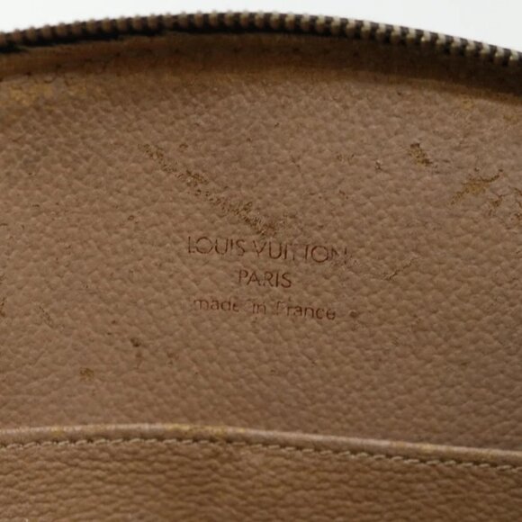 LOUIS VUITTON Monogram Trousse Demi Ronde Cosmetic Pouch M47520 LV Auth 67715 - Picture 12 of 14